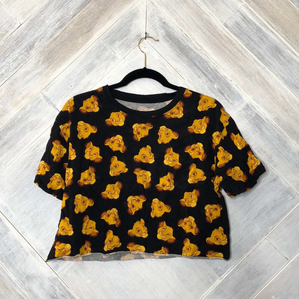 Disney Vintage Lion King Crop Top